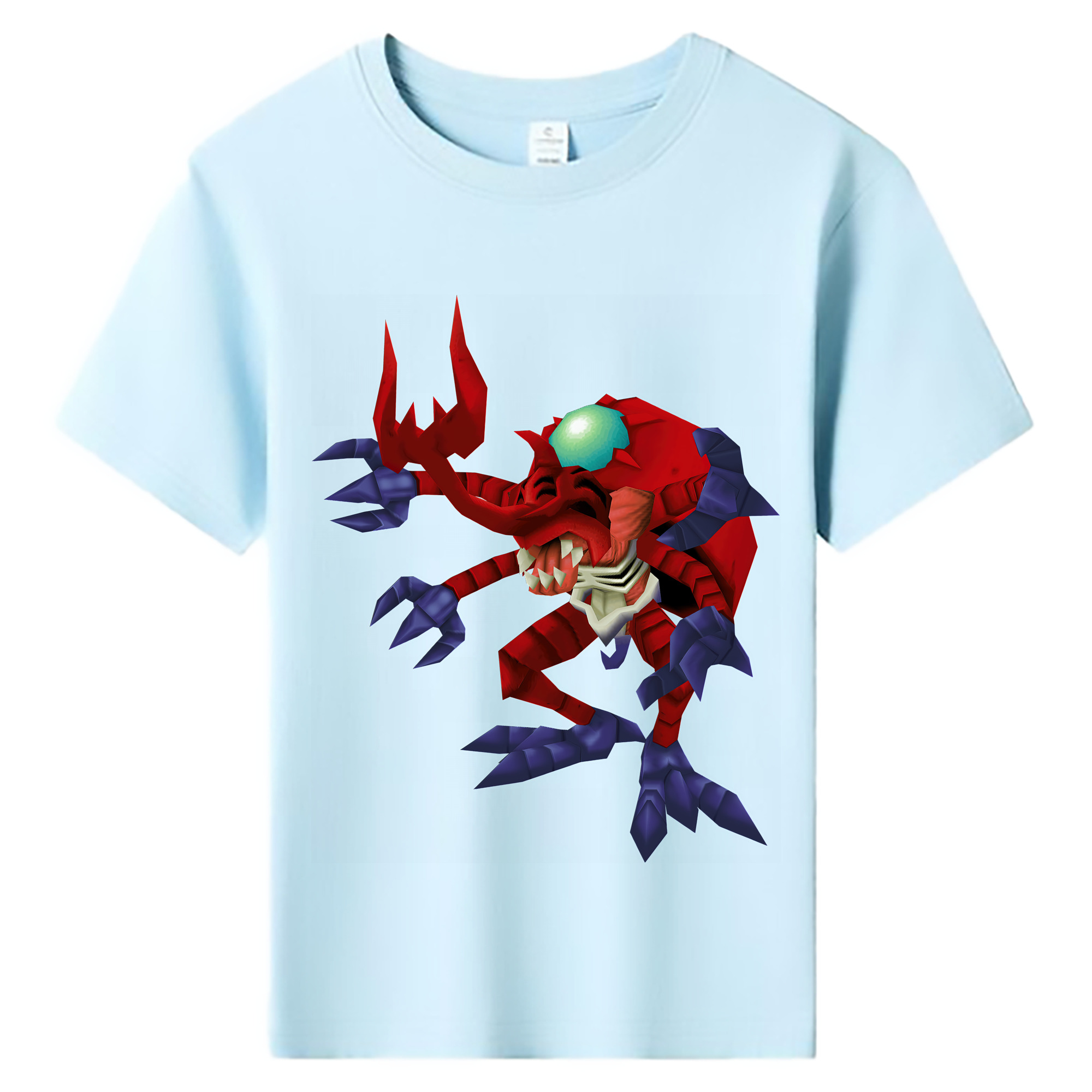 （画像用） Digimon デジタルモンスター/デジモン 綿100％キッズTシャツ（フロントプリント）